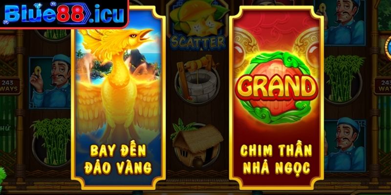 Ăn Khế Trả Vàng Blue88 - Slot Game Dân Gian Việt Hóa Hấp Dẫn 2 Tính năng “Trả Vàng” trong game