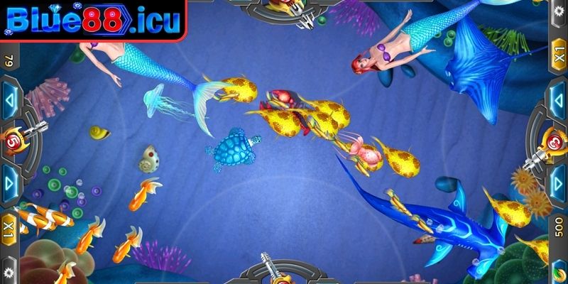 Cách Chơi Cá Cược Câu Cá Chiến Blue88 Chi Tiết Cho Người Mới 2 Chọn phòng chơi Câu Cá Chiến