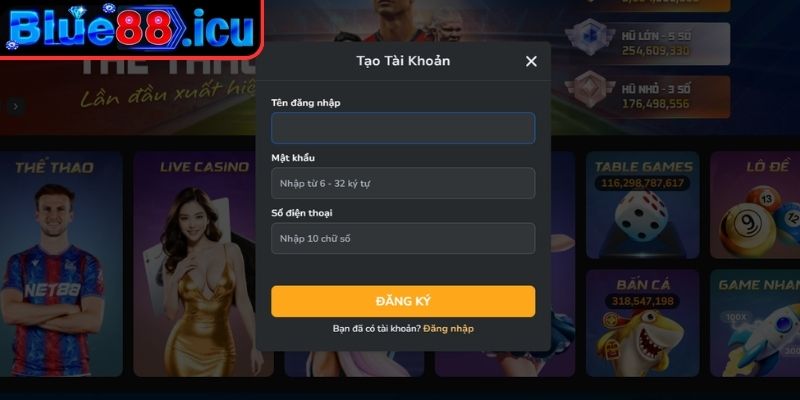 Đăng Ký Blue88 - Hướng Dẫn Chi Tiết Và Lợi Ích Cho Người Mới 2 Truy cập Blue88