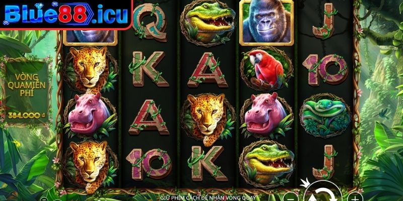 Gorilla Mayhem Blue88 - Slot Game Rừng Rậm Với Thưởng Khủng 3 Kích hoạt tính năng Turbo Spin